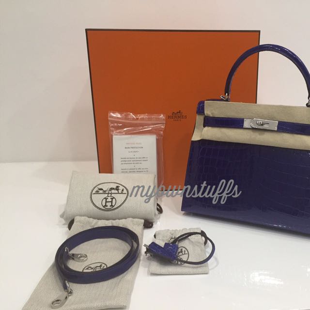 hermes kelly 25 sellier touch black madame/Nilo croc phw SOLD