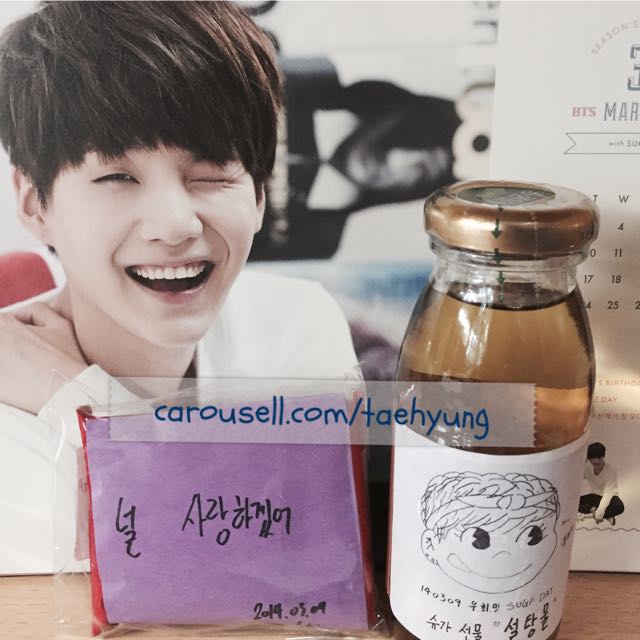 Bts Suga Birthday Event 2014 Entertainment K Wave On Carousell