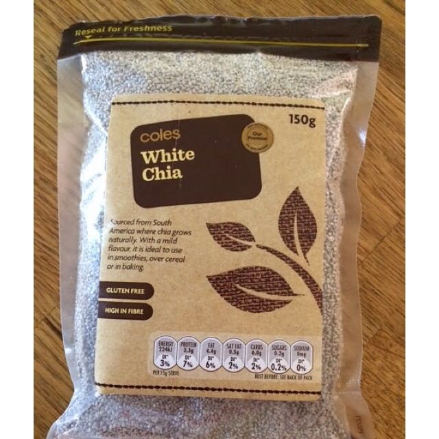 Coles Simply Australian White Chia Seeds, Women's Fashion, Jewelry
