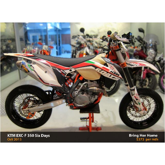 Ktm 350 Exc F Six Days Used 2014 Motorbikes On Carousell