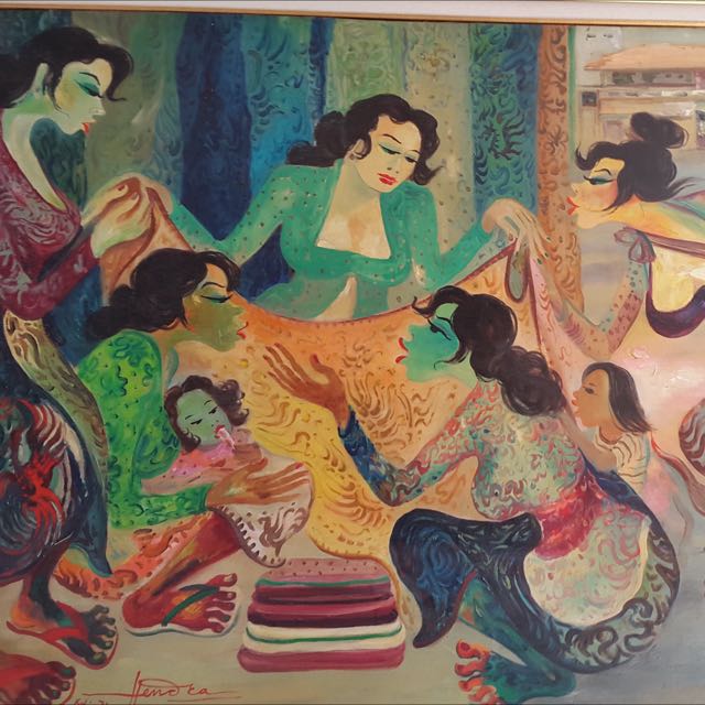 Lukisan Hendra Gunawan Desain Kerajinan Tangan Di Carousell