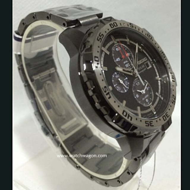 SOLD OUT Seiko Solar Alarm Chronograph SSC301P1 SSC301