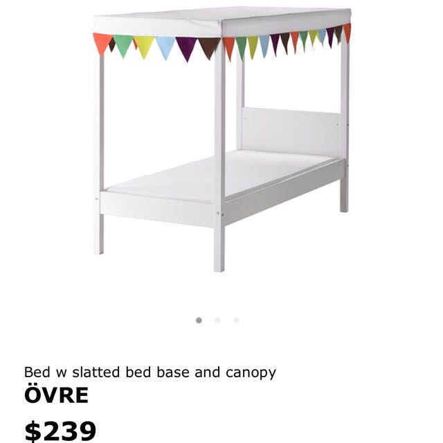 IKEA OVRE Children bed Full Set With Canopy And More, Babies & Kids