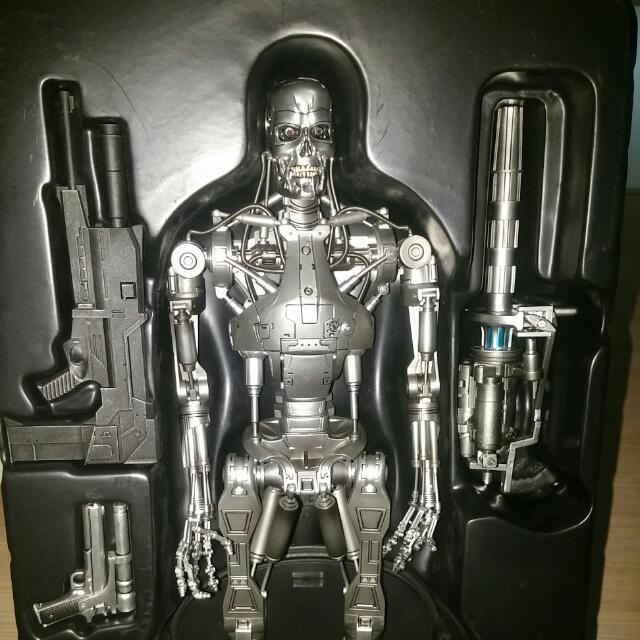 Rare Hottoys Mms 33 1 6 Scale T 800 Endoskeleton The