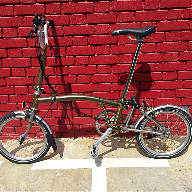 raw lacquer titanium brompton