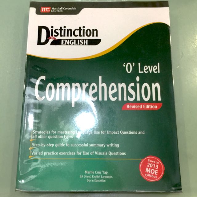 Distinction In English, Hobbies & Toys, Books & Magazines, Assessment ...