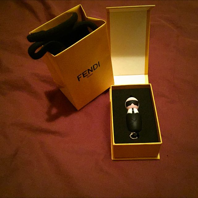 fendi karlito keychain