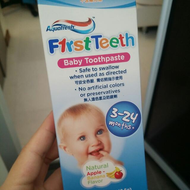 First teeth baby shop toothpaste