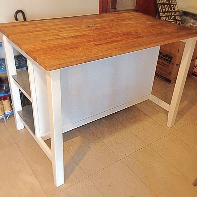 IKEA STENSTORP Kitchen Island table, Furniture & Home Living, Furniture
