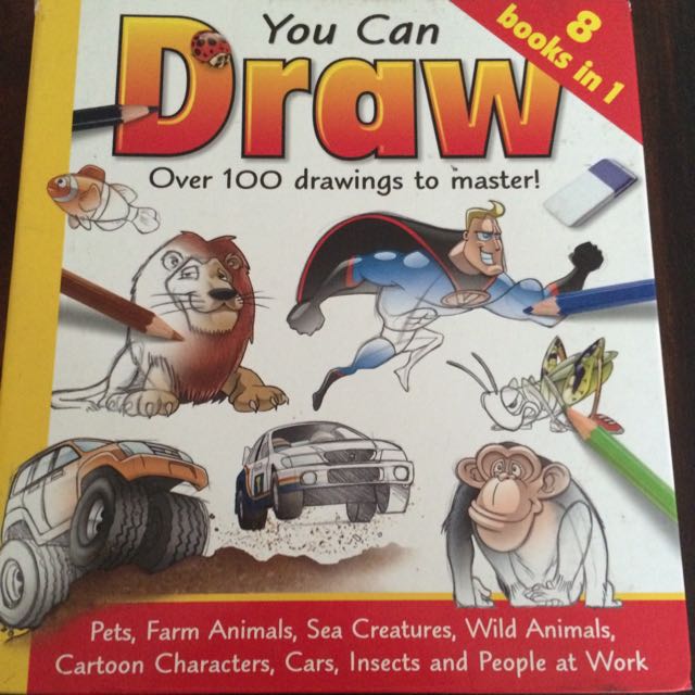 Learning How To Draw 8 Books In 1 Babies Kids On Carousell