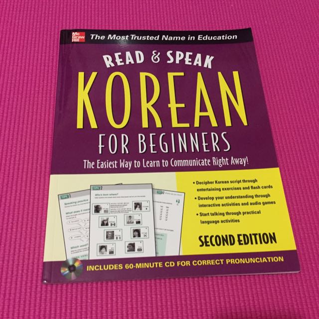 Read &amp; Speak - Korean for Beginners, Computers &amp; Tech, Office &amp; Business Technology on Carousell