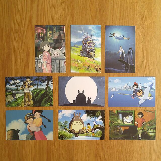 Studio Ghibli Postcard Set B, Hobbies & Toys, Stationery & Craft, Art &  Prints on Carousell
