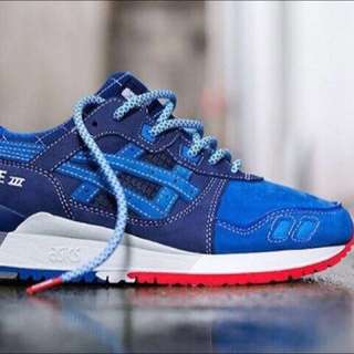 Asics GEL LYTE III 亞瑟士 跑步鞋 寶藍紅 男女鞋款