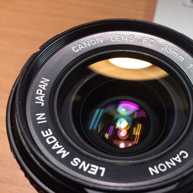 Canon Fd 35mm F2 SSC 廣角稀有凹玉不二價, 相機攝影, 相機在旋轉拍賣