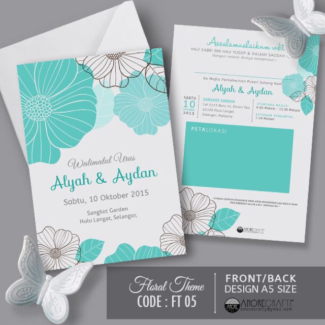 CODE FT 05 - FLORAL THEME (Category: Art & Prints) located in Shah Alam. Submitted by amorecrafty82 (Listing ID 35204100, Image 1). Description: .