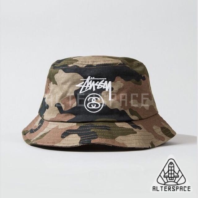 stussy camo hat