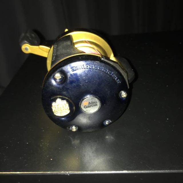 Moulinet Abu Garcia Ambassadeur 6600C4 – Lancer Appâts, Frein étoile, Bleu Denim