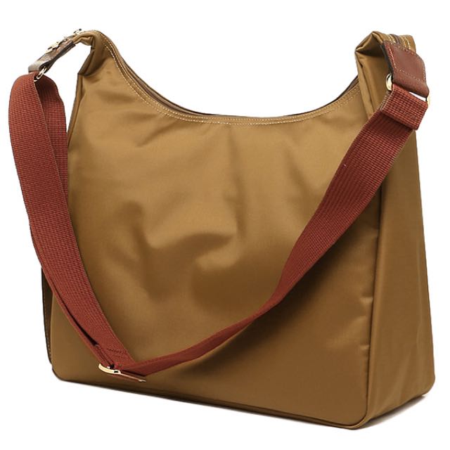 Leather handbag Longchamp Camel in Leather - 37153673