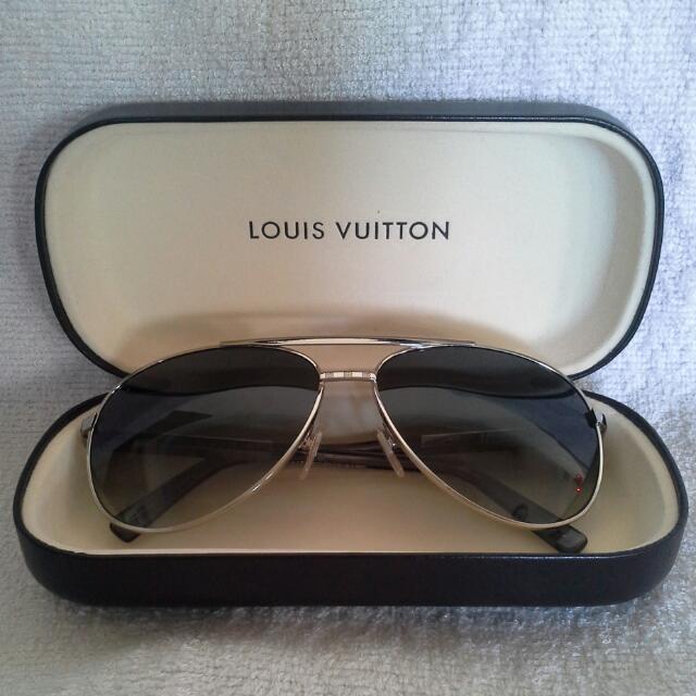 Louis Vuitton - Attitude Damier Noir Pilot Sunglasses