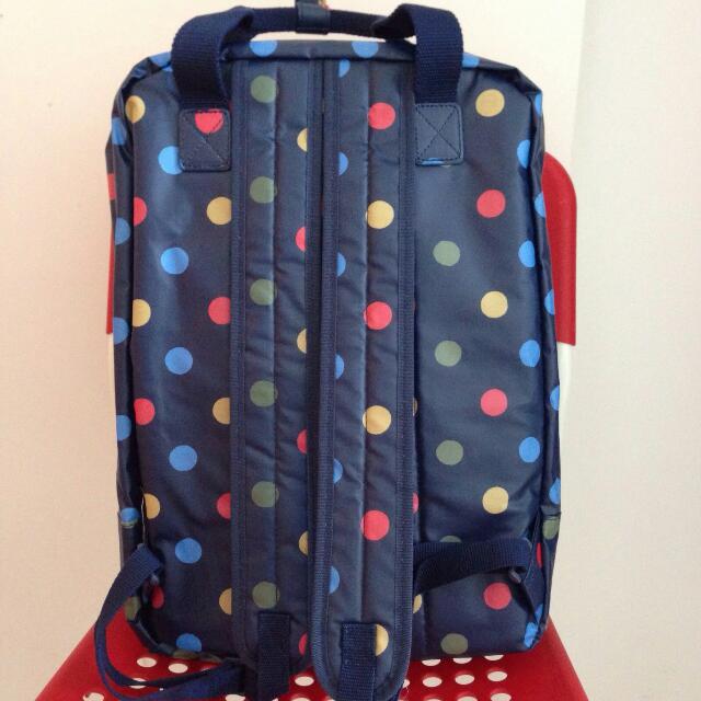 Cath kidston button clearance spot multi pocket backpack