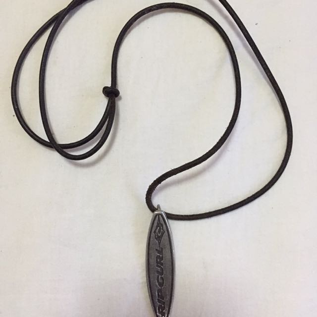 Rip Curl Surf Leather Necklace Collectible Vintage