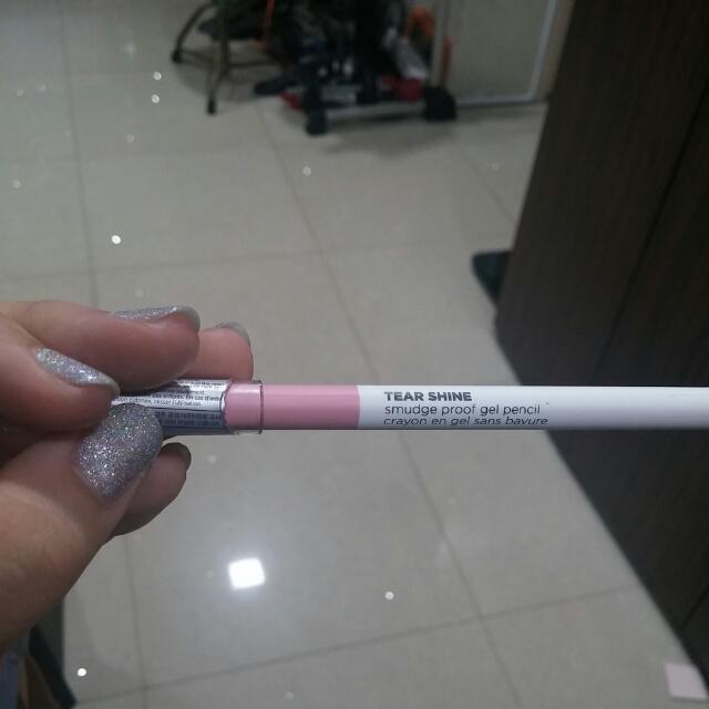 The Face Shop Tear Shine Smudge Proof Gel Pencil In 03 Pink Glitz