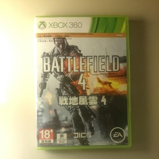 XBOX 360 BATTLEFIELD 4, Hobbies & Toys, Toys & Games on Carousell