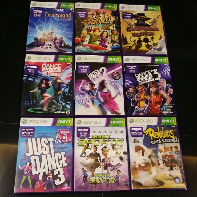 kinect games xbox 360