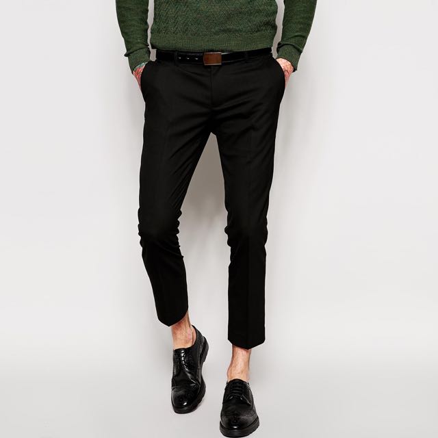 super skinny cropped trousers