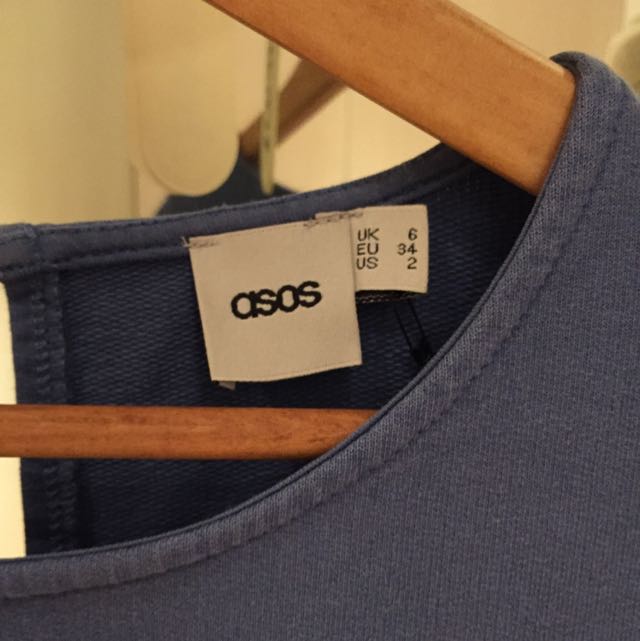 AUTHENTIC ASOS blue Basic Top (Category: Sleeveless) located in Singapore. Submitted by shopeerrrrholic (Listing ID 35445206, Image 2). Description: .