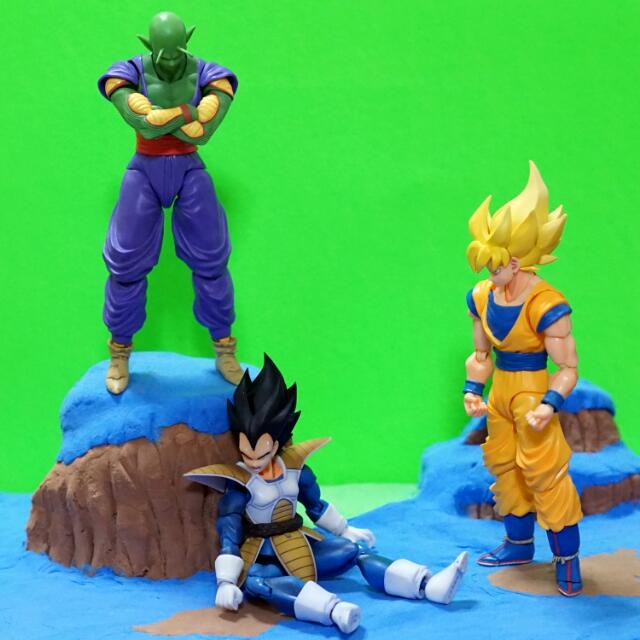 Custom Made Landscpe Goku Vs Vegeta Toys Games On Carousell