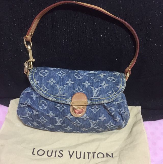 LV Louis Vuitton Denim Loop Bag, Luxury, Bags & Wallets on Carousell