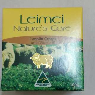 【Nature’s Care】Leimei 蕾綿羊毛脂維他命E滋潤霜 100g