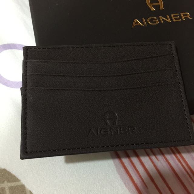 aigner card wallet