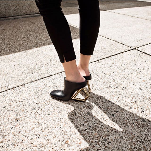 Celine triangle heel hotsell
