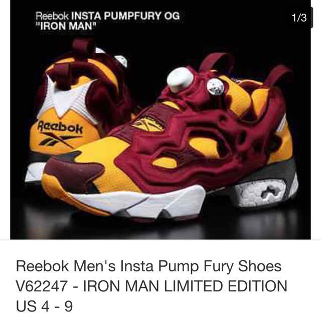 reebok iron man shoes