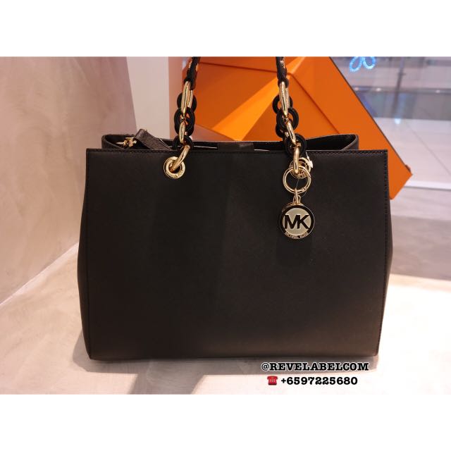 Michael kors cynthia best sale large