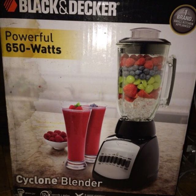 Black Decker Cyclone Blender Home Appliances On Carousell