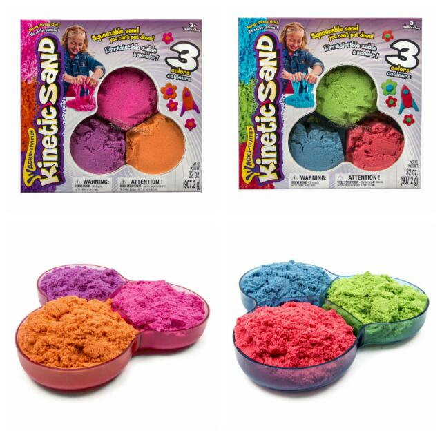 coloured kinetic sand