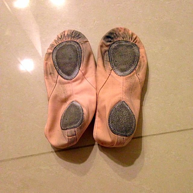 Red rain shop ballet shoes