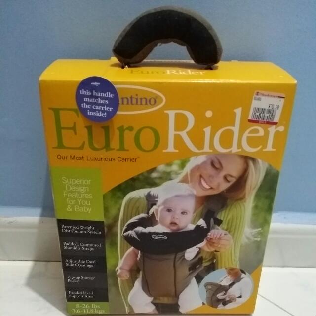 infantino eurorider baby carrier