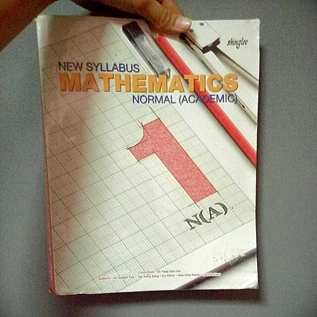 New Syllabus Mathematics Textbook For Secondary 1 Normal Academic Shinglee, Hobbies \u0026 Toys ...