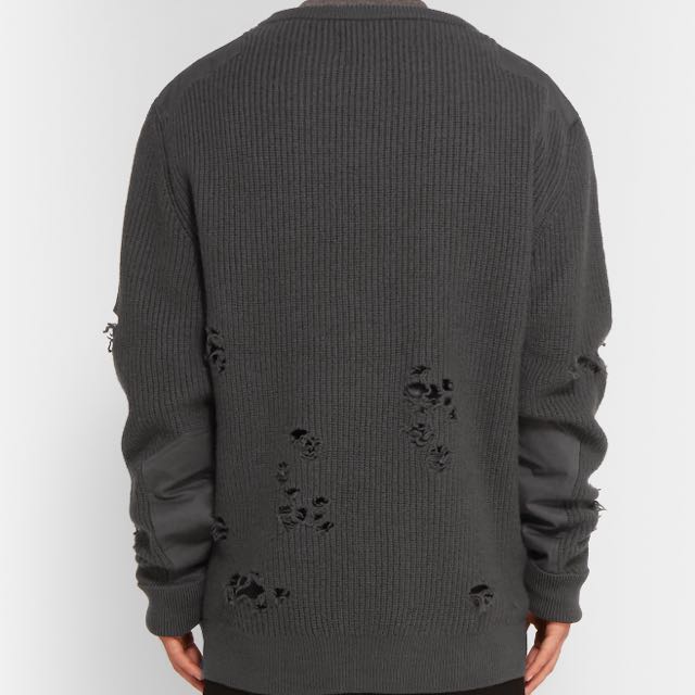 Yeezy cheap ripped sweater