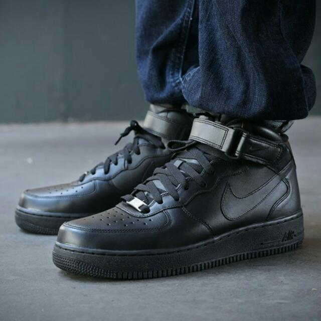 nike air force 1 mid black outfit
