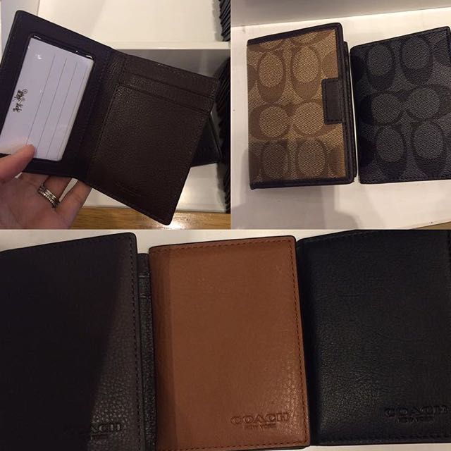 COACH Men Card Wallet, Bulletin Board, Preorders on Carousell