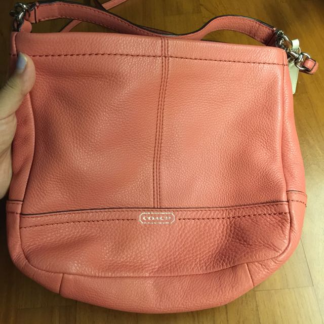 coach orange sling bag