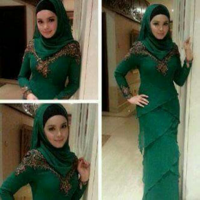  Siti Nurhaliza Inspired Muslimah Dress Women s Fashion on 