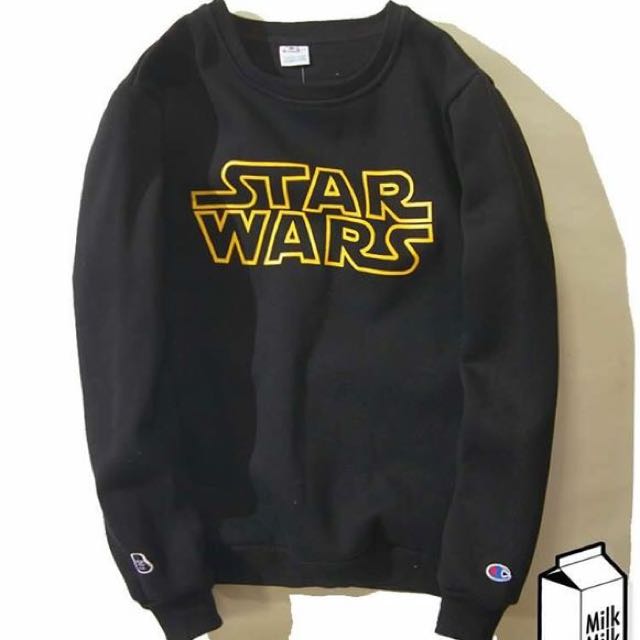 Wars X Champion Sweater, Men's Fashion 