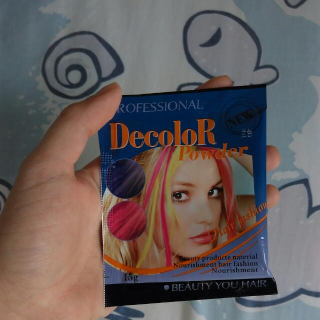 Decolor Hair Dye, Beauty & Personal Care, Face, Face Care on Carousell
