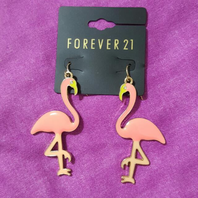 Forever 21 Flamingo Earrings Women s Fashion Jewelry